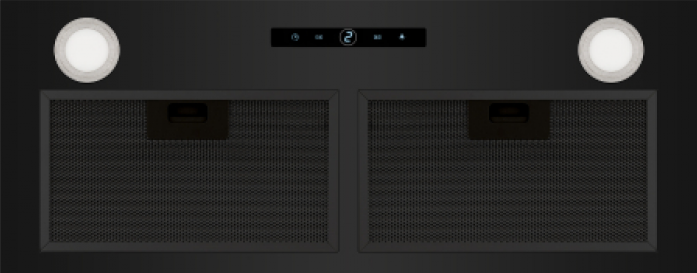 Встраиваемая вытяжка Weissgauff BOX 1200-72 BL