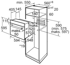 Электрический духовой шкаф Bosch HBF 114BS0R