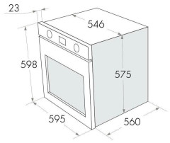Электрический духовой шкаф MAUNFELD MEOH 6711 W
