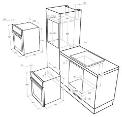 Электрический духовой шкаф MAUNFELD MEOH 6711 W