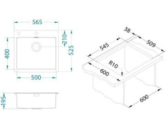 Кухонная мойка Alveus PURE 70 KMB-90 1122385