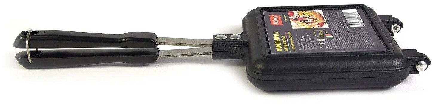 Вафельница механическая Mallony WAFEL MAL-01WF, с антипр. покрытием