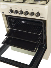 Комбинированная плита Ideal L115 ГК молочный