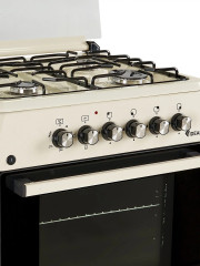 Комбинированная плита Ideal L115 ГК молочный