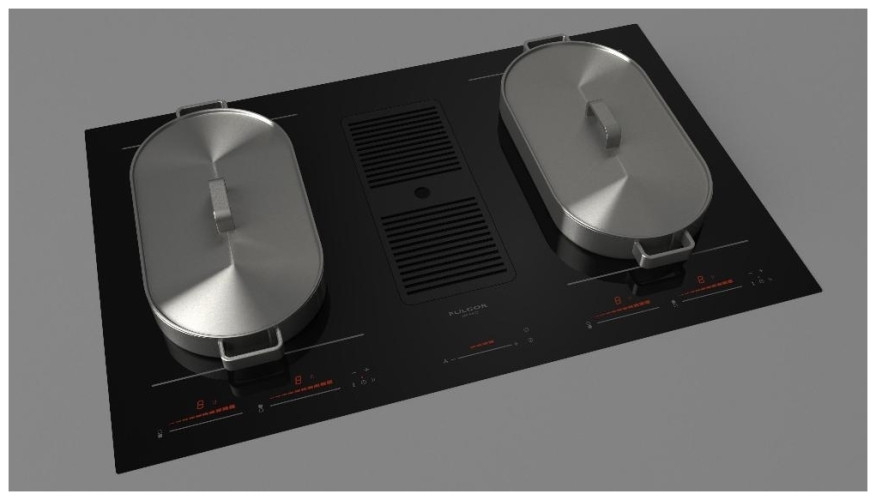 Индукционная варочная панель Fulgor Milano FCLHD 8041 HID TS BK 2