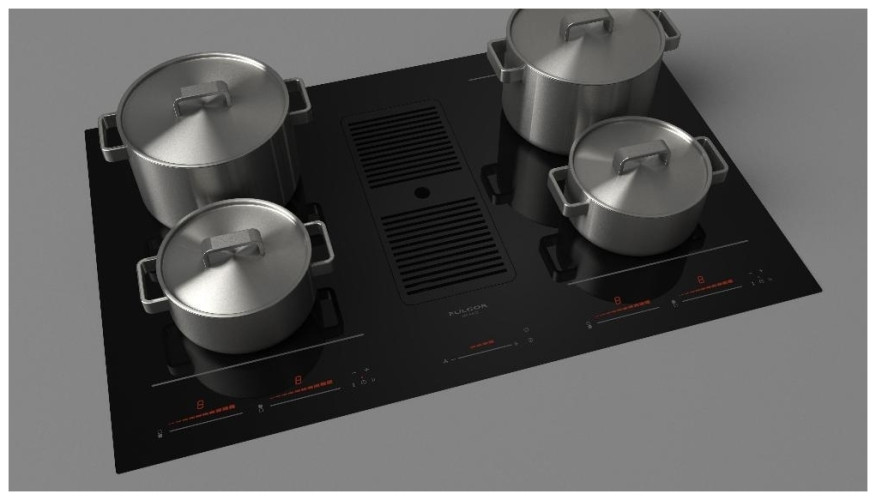 Индукционная варочная панель Fulgor Milano FCLHD 8041 HID TS BK 2