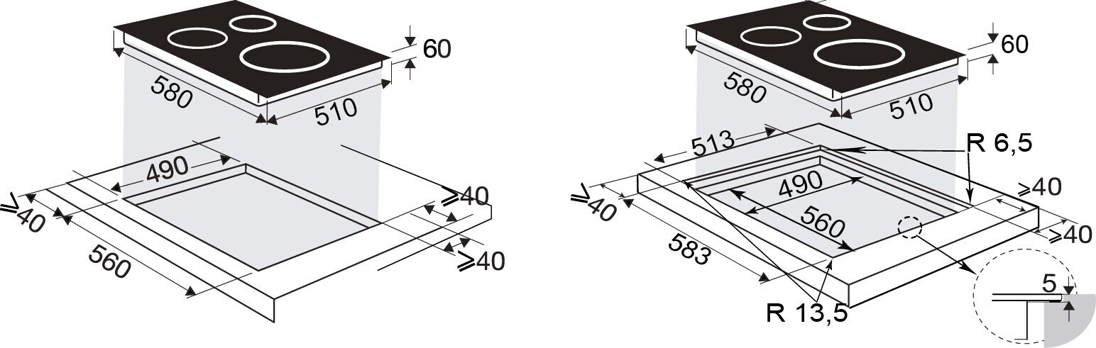Индукционная варочная панель Brandt BPI6428UB