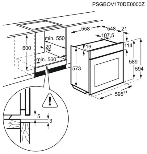 Электрический духовой шкаф Electrolux EOB 93311 AX