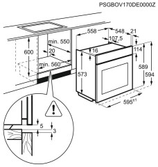 Электрический духовой шкаф Electrolux EOB 93311 AX