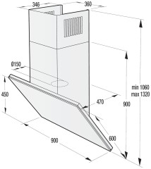 Кухонная вытяжка Gorenje WHI 941 ST X