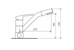 Смеситель для кухни Tolero ДУО сафари №102