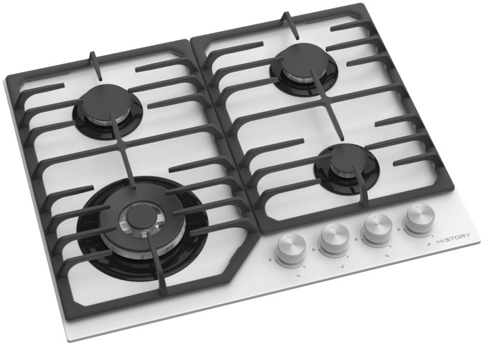 Газовая варочная панель HiSTORY HGG 643C FWH