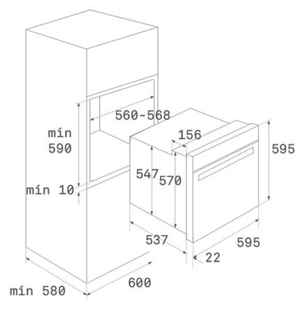 Электрический духовой шкаф Teka HLB 840 P BLACK SS