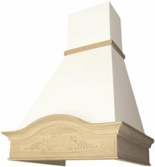 Кухонная вытяжка Elikor Вилла Фрукты 90П 650 П3Д бежевый дуб неокрашенный