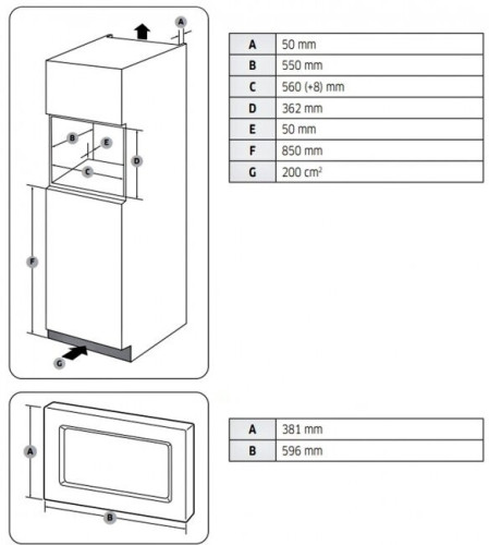 Встраиваемая микроволновая печь Samsung MS23A7318AK