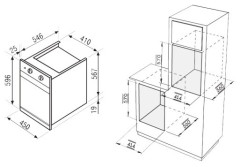Электрический духовой шкаф Korting OKB 4604 CRC