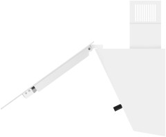 Кухонная вытяжка Weissgauff WGH 6035 SENSOR WHITE GLASS