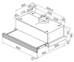Встраиваемая вытяжка Teka CNL2 2002