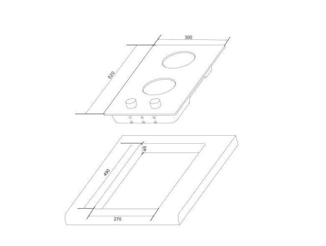 Газовая варочная панель Hansa BHKW 31037