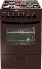 Комбинированная плита Лысьва ЭГ 1/3г14 МС-2у коричневый без крышки