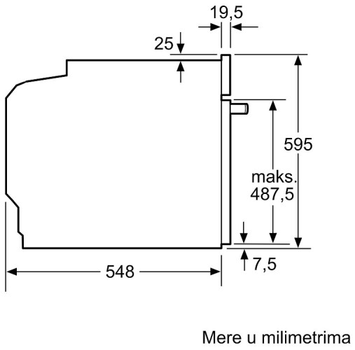 Электрический духовой шкаф Bosch HBA573BB1