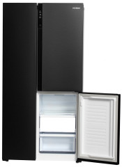 Холодильник Hyundai CS5073FV  черная сталь