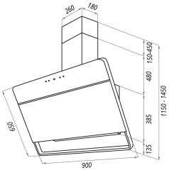 Кухонная вытяжка MAUNFELD TYNE 90