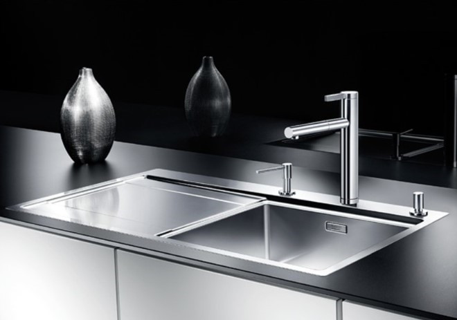 Смеситель для кухни Blanco Linee-s хром 517591