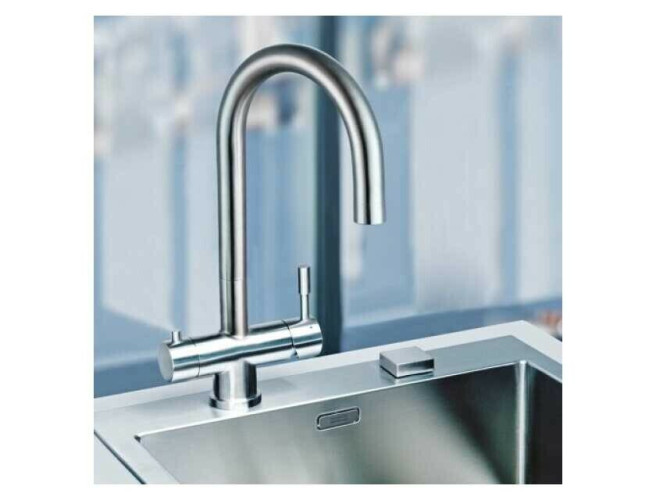 Смеситель для кухонной мойки Franke EOS Clear Water нержавеющая сталь 120.0179.979