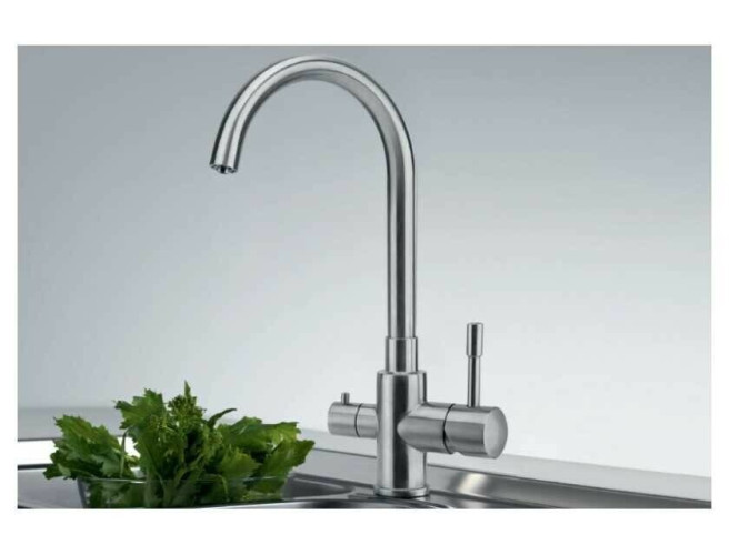 Смеситель для кухонной мойки Franke EOS Clear Water нержавеющая сталь 120.0179.979