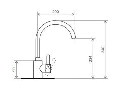 Смеситель для кухни Tolero Элара №923