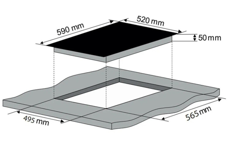 Электрическая варочная панель Konigin Draco C604 SBK