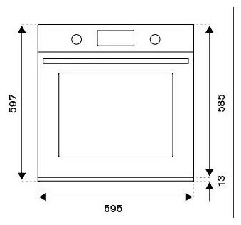 Электрический духовой шкаф Bertazzoni F6011MODPTZ