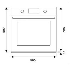 Электрический духовой шкаф Bertazzoni F6011MODPTZ