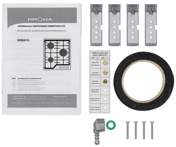 Газовая варочная панель Krona GIMPEL 45 IX
