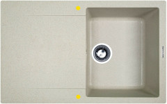 Кухонная мойка Zigmund &amp; Shtain Rechteck 775 речной песок
