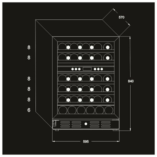 Винный шкаф Meyvel MV46 KBT2