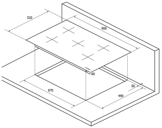 Индукционная варочная панель Kuppersberg IMS 901