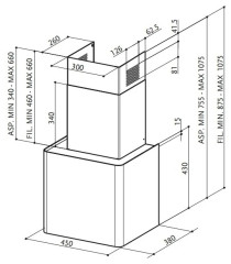 Кухонная вытяжка Faber Lithos EG6 Concrete A45