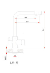 Смеситель для кухни Granula GR-2015 арктик