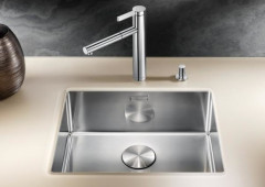 Кухонная мойка Blanco Claron 550-U нерж. сталь зеркальная полировка 521579