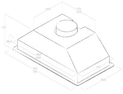 Встраиваемая вытяжка Elica Era C IX/A/60