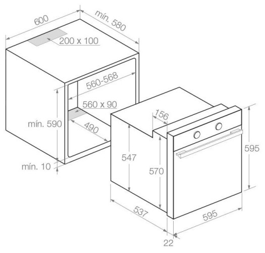 Электрический духовой шкаф PANDO PHT 963