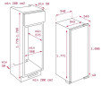 Встраиваемый холодильник Teka TKI2 300