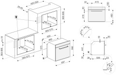 Электрический духовой шкаф Smeg SFP6925BPZE1