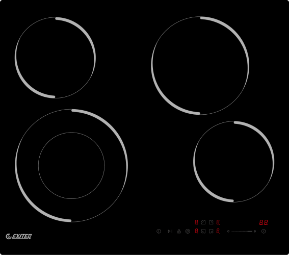 Электрическая варочная панель Exiteq EXH-512CB
