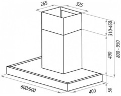 Кухонная вытяжка Ciarko Quatro Slim 90