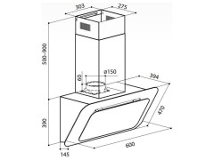 Кухонная вытяжка Lex Olive 600 white