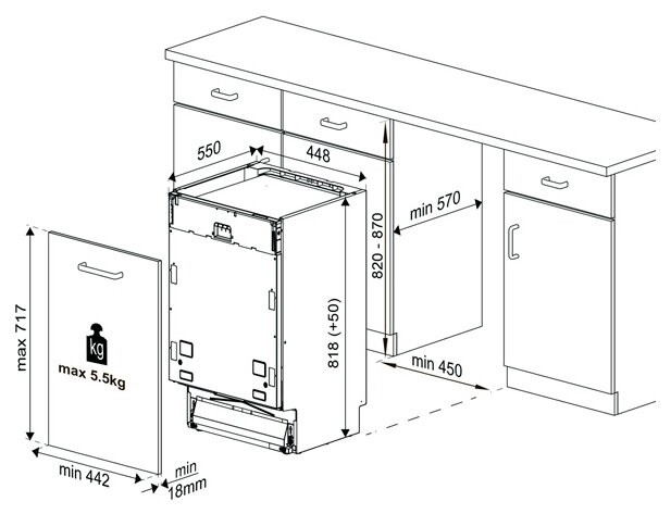 Посудомоечная машина Beko DIS 26022