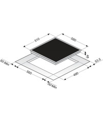 Электрическая варочная панель Zigmund &amp; Shtain CNS 95.6 DX
